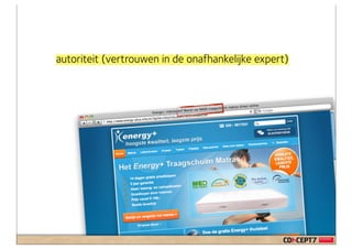 autoriteit (vertrouwen in de onafhankelijke expert)
 