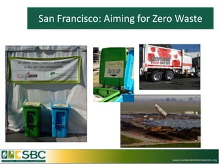 San Francisco: Aiming for Zero Waste




                             www.sustainablebiomaterials.org
 