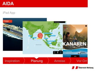 AIDA iPad App Inspiration Planung Anreise Vor Ort 
