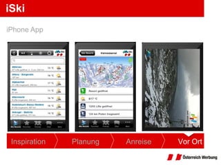 iSki iPhone App Inspiration Planung Anreise Vor Ort 