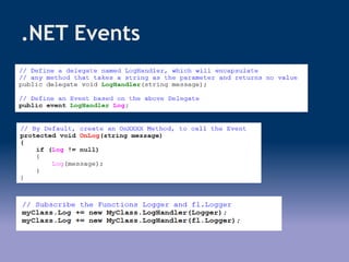 .NET Events
 