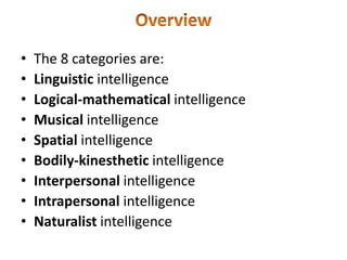 An Analysis of the Educational Impact of Howard Gardner’s Theory of ...