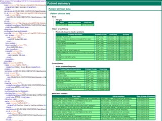 Methodology3. Deploy the transformation program in the EHR serverSet up a standard EN13606 extract server in both hospitals to generate and communicate the standardized informationTransformation is applied on demandWeb-service basedIncludes a standard EN13606 web viewerMappedArchetypeMappedArchetypeEHR viewerVHHISFHHISEHRServerEHRServerEN13606StandardInformationXML