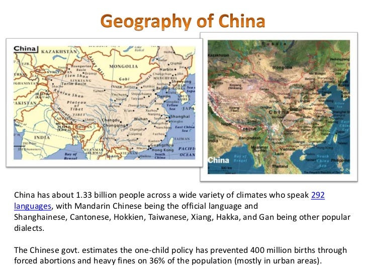 A Selection of Landmarks and Geography of China and Nearby Countries