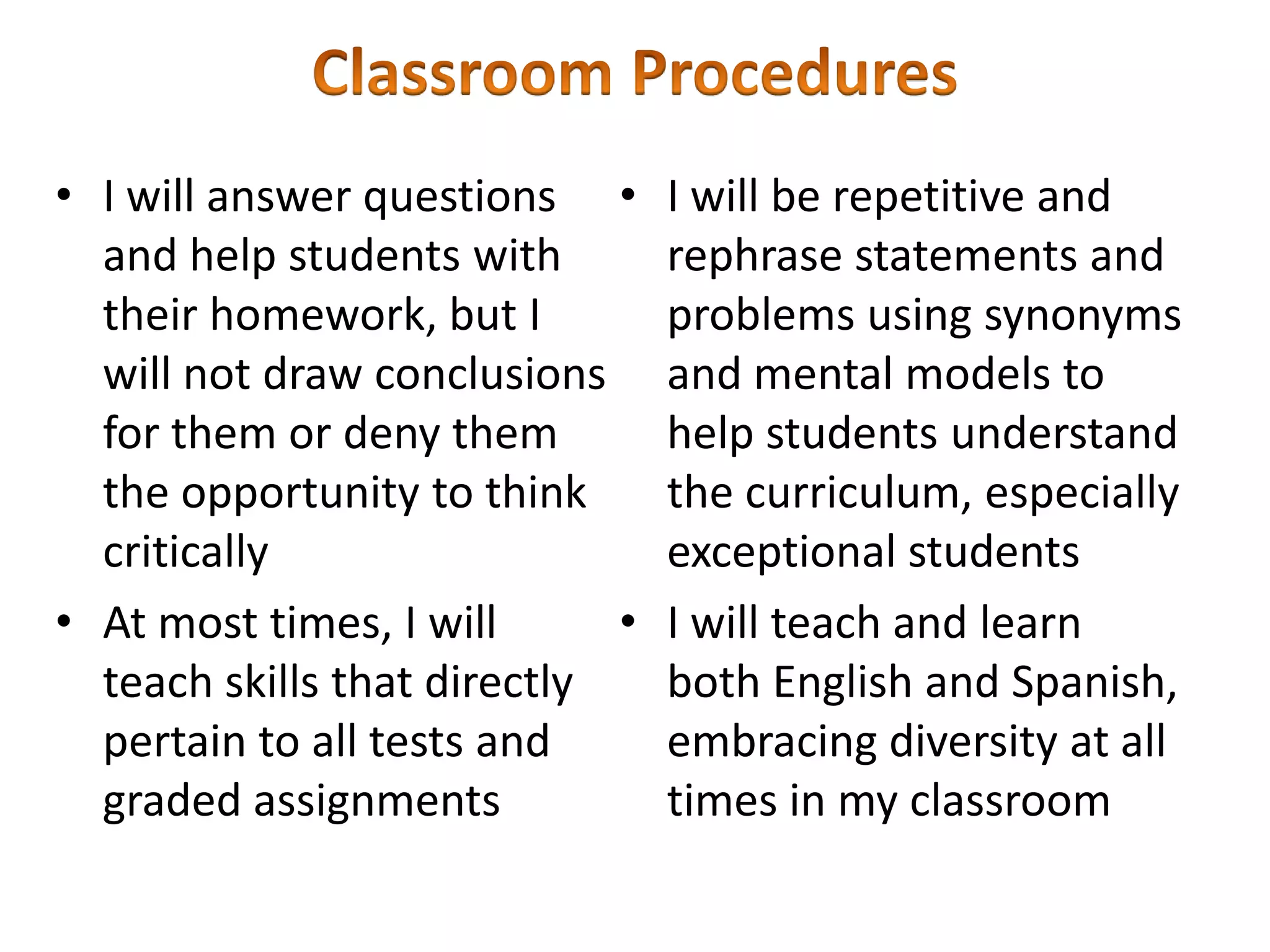 The Ideal Classroom Environment | PPTX