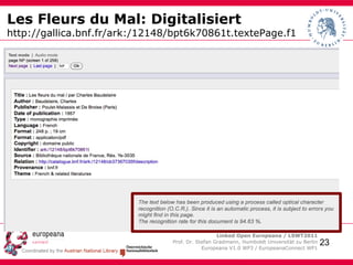 ermöglicht eine Nutzung von Europeana als Linked Open Data 