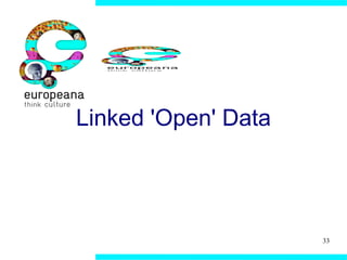 EDM und andere Standards Simple Knowledge Organization System ( SKOS ) Modelliert die Wissensorgabnisationssysteme (KOS)  in der semantischen Datenschicht von Europeana. 
