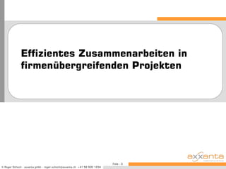 Effizientes Zusammenarbeiten in firmenübergreifenden Projekten