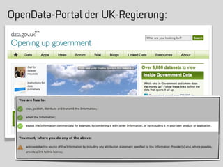 OpenData-Portal der UK-Regierung:
 