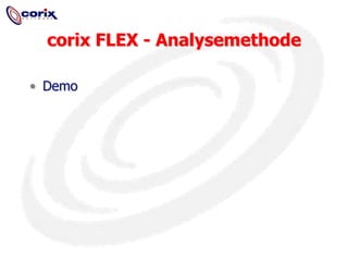 corix FLEX - AnalysemethodeDemo