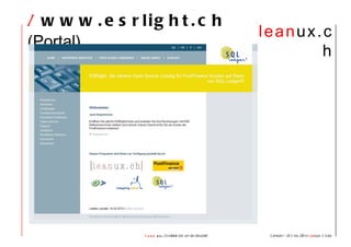/  www.esrlight.ch  (Portal)  