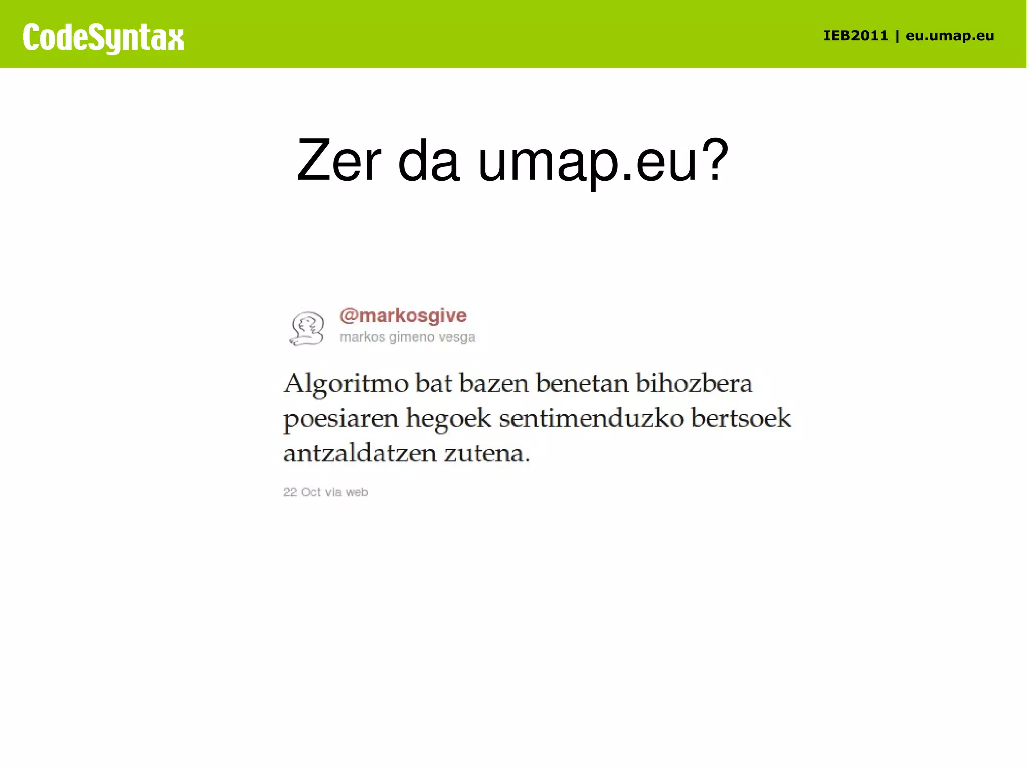 Emaitzak . Estatistika batzuk. 