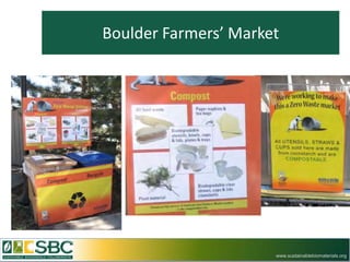 Boulder Farmers’ Market




                      www.sustainablebiomaterials.org
 