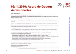 09/11/2010: Acord de Govern
     dades obertes




                                                                       ...