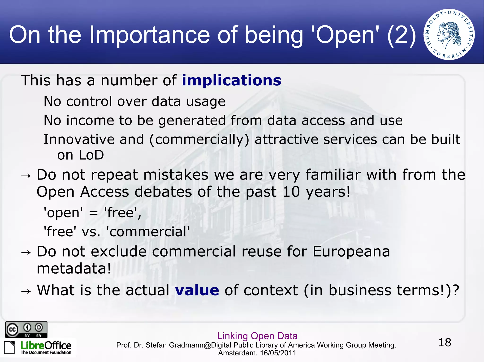 Many Bubbles: 7/2009 © Richard Cyganiak < Over 13.1 billion RDF triples  < Over 142 million RDF links between data sources 