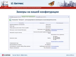 Замеры на вашей конфигурации 