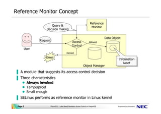 Label based Mandatory Access Control on PostgreSQL | PDF