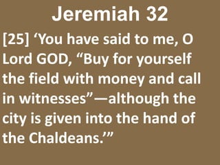 3 Stories of StruggleStruggle with an uncertainfuture.Jeremiah 29:10-11[10]  “For thus says the LORD, ‘When seventy years have been completed for Babylon, I will visit you and fulfill My good word to you, to bring you back to this place. 