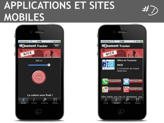 APPLICATIONS ET SITES
MOBILES
 