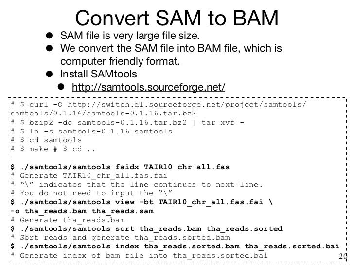 20110524zurichngs 2nd pub samtools format