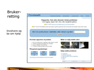 Bruker- retting Involvere og be om hjelp 