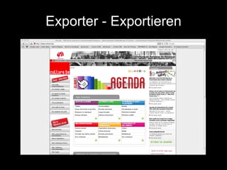 Exporter - Exportieren 
