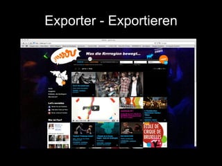 Exporter - Exportieren 