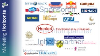 Sponsoren

       Premiumpartner
       Inhaltspartner
Medienpartner
 