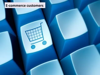 E-­‐commerce	
  customers	
  
Mail	
  Order	
  Catalog	
  Buyers	
  
Magazine	
  Subscribers	
  
 