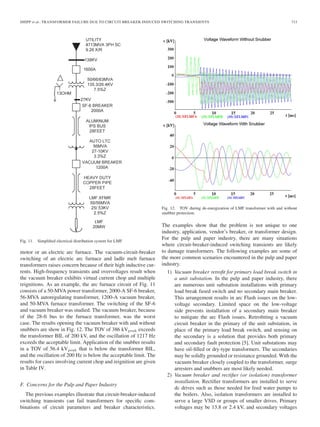 Transformer Failure Due to Circuit Breaker Induced Switching Transients ...
