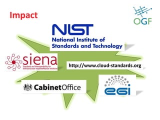 Impact<br />http://www.cloud-standards.org<br />