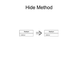Hide Method
 