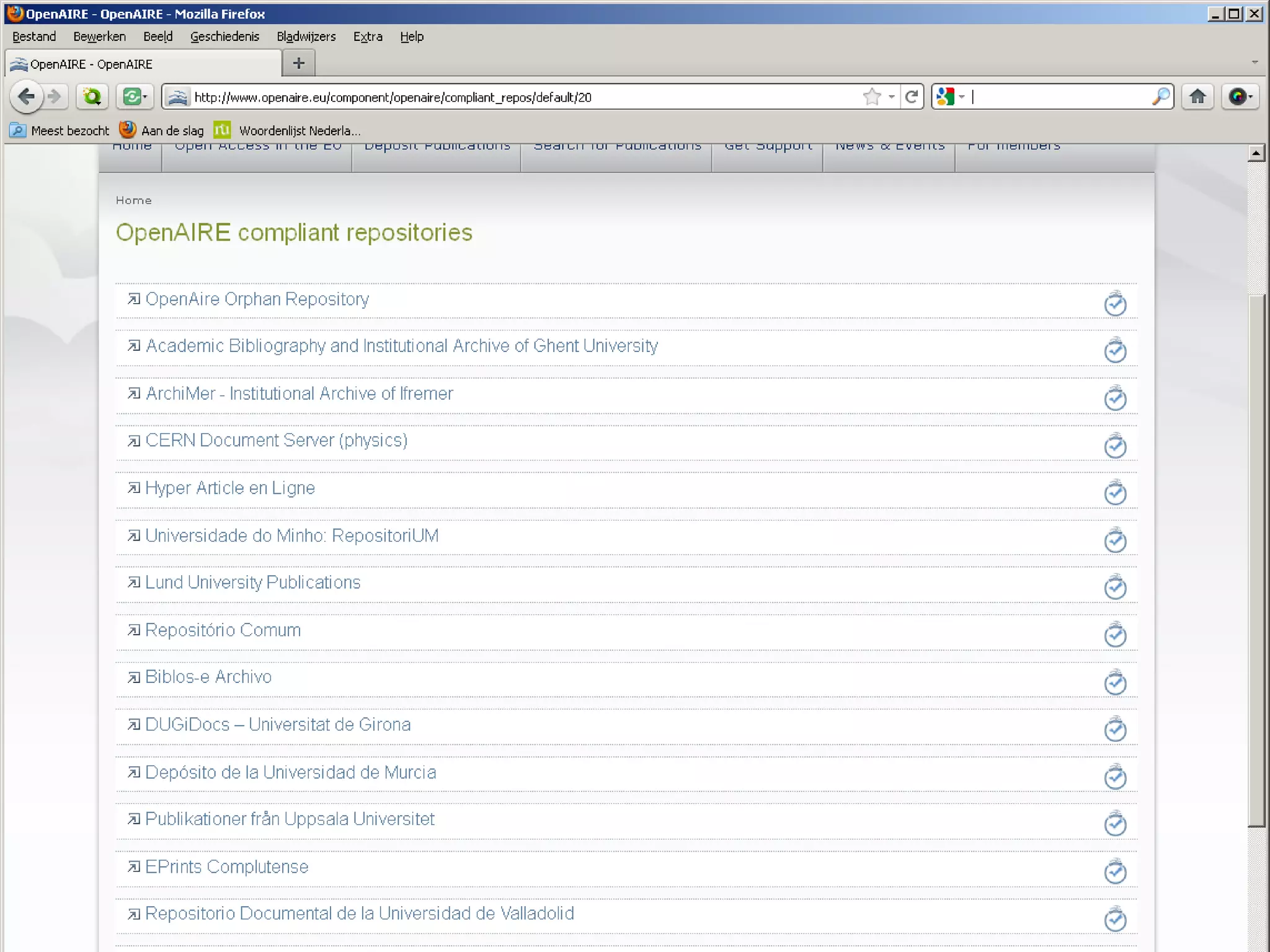 OpenAIRE webcast SPARC 07.06.2011
 