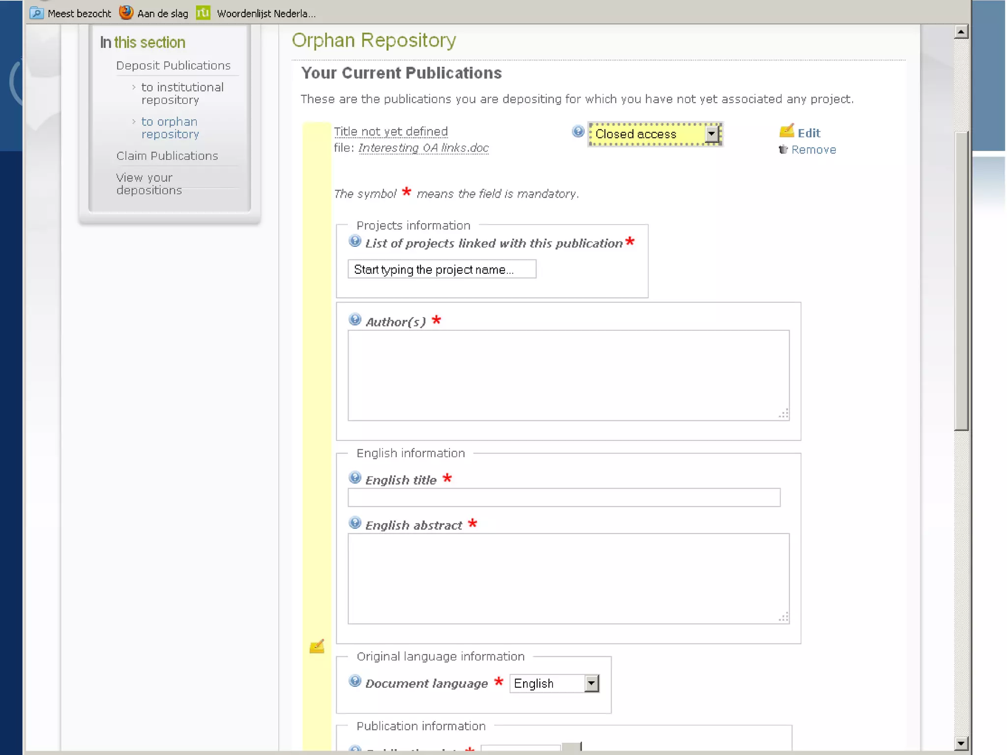 OpenAIRE webcast SPARC 07.06.2011
 