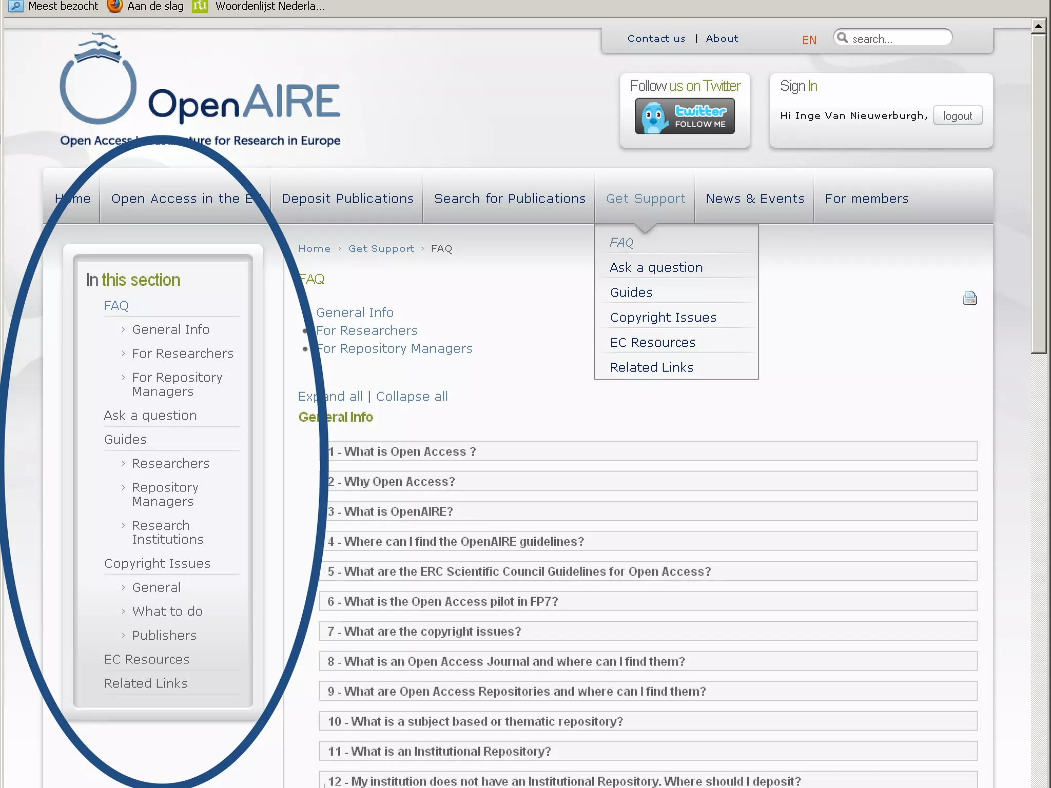 OpenAIRE webcast SPARC 07.06.2011
 