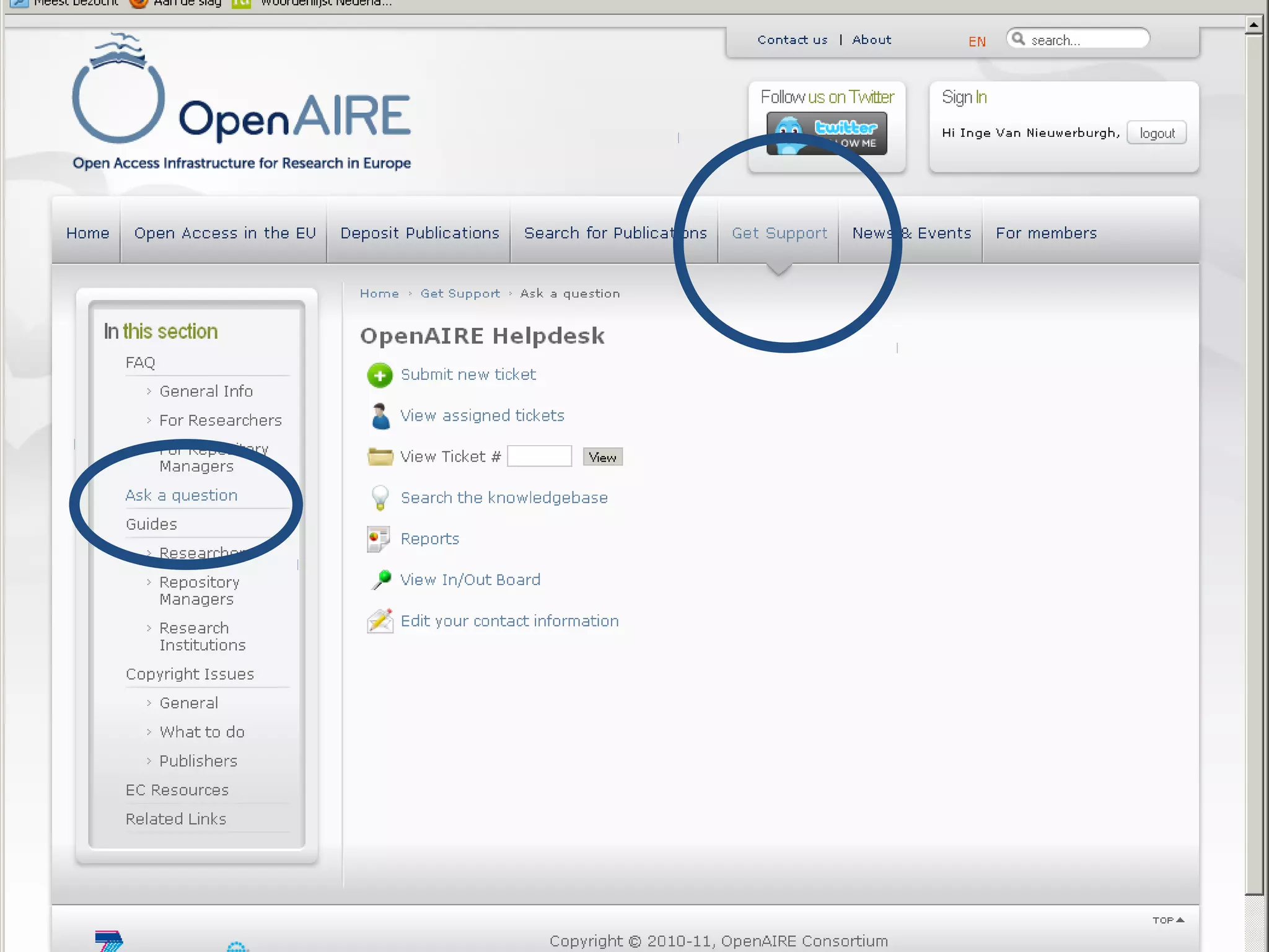 OpenAIRE webcast SPARC 07.06.2011
 