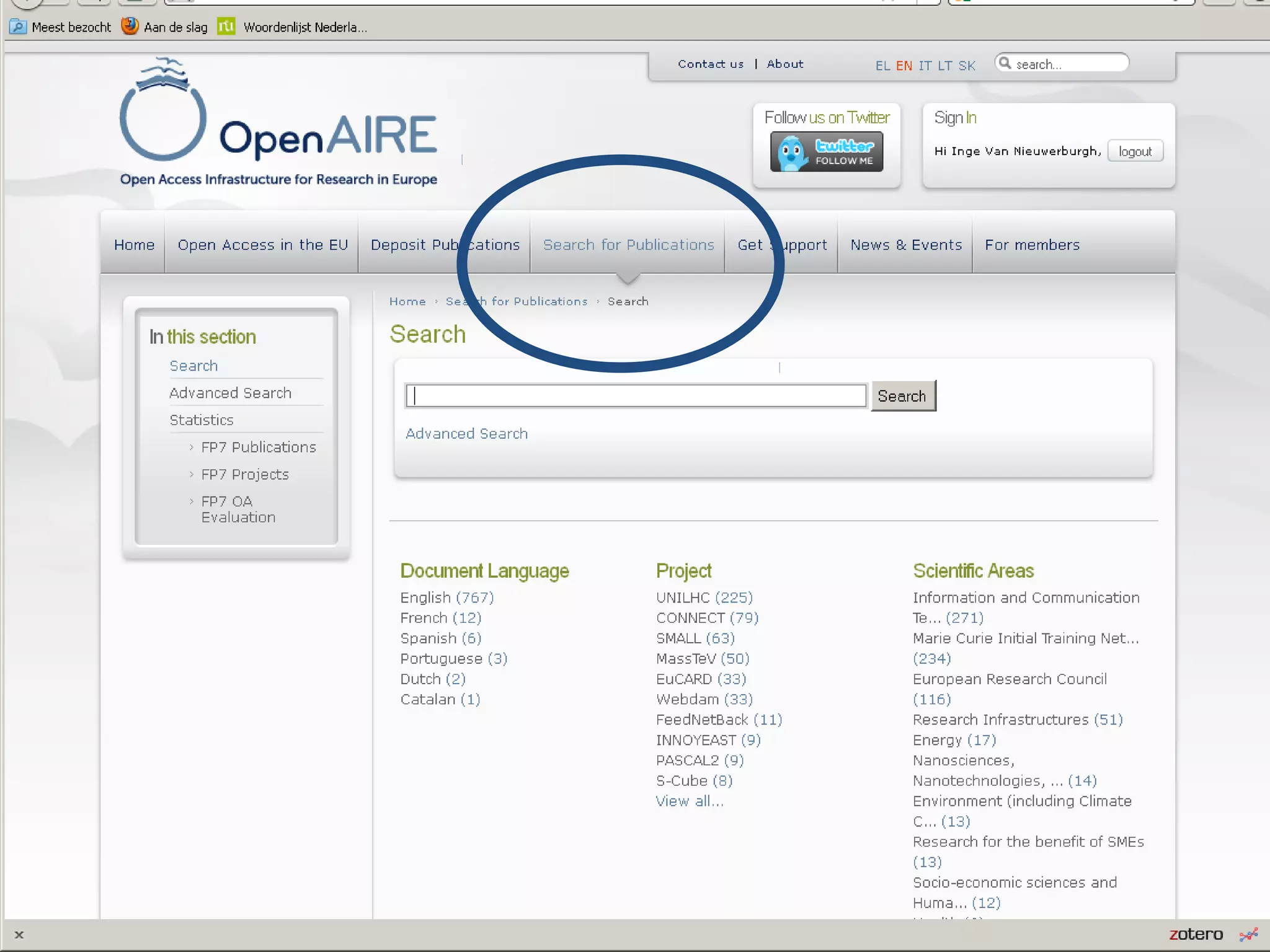 OpenAIRE webcast SPARC 07.06.2011
 