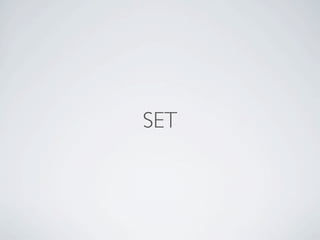 SET
 