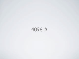 4096 #
 