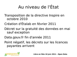 Des données payantes, y compris pour les acteurs publics (CG 25 base majic2 4400 €, CG 24 météo france 20000 €/an...) 