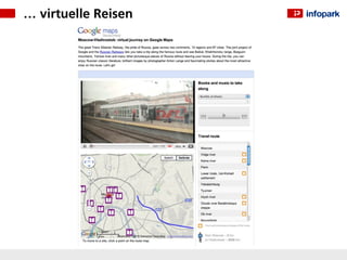 … virtuelle Reisen
 