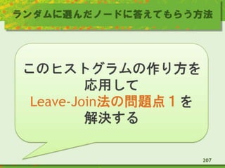 ランダムに選んだノードに答えてもらう方法