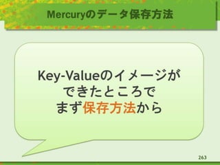 Mercuryのデータ保存方法