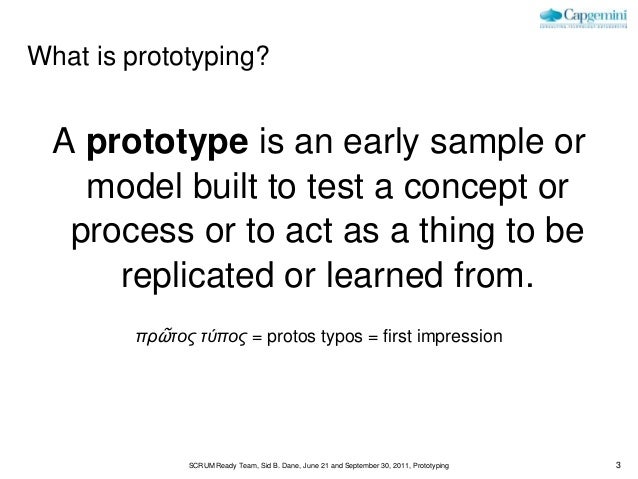 Prototyping In A Scrum Environment