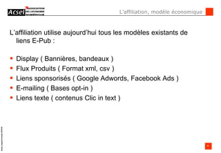 Le réseau d'affilié BtoB