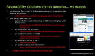 Back to the Future: Current and Future Trends for Accessibility | PPT