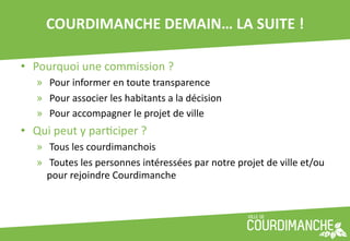 !"#$%&'()!*+,%+'(&)-,.(,/#&0+,1
                                   ,

•  92#4:#2%&#*"&7266%..%2*&=&&
   »  &92#4&%*T246"4&"*&>2#>"&>40*.104"*7"&
   »  &92#4&0..27%"4&<".&80/%>0*>.&0&<0&$37%.%2*&&
   »  &92#4&0772610B*"4&<"&142)">&$"&;%<<"&
•  U#%&1"#>&V&104?7%1"4&=&&
   »  &W2#.&<".&72#4$%60*782%.&&
   »  &W2#>".&<".&1"4.2**".&%*>34"..3".&104&*2>4"&142)">&$"&;%<<"&">X2#&
      12#4&4")2%*$4"&52#4$%60*78"&&
 