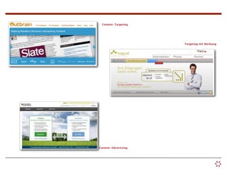 Content-Targeting




                      Targeting mit Werbung




Content-Advertising
 