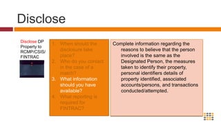 Prevent Transactions (Freezing Property)