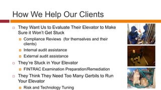 What do Purpose Sanctions Require?vs.Prevent transactions involving sanctioned countries and specified purposes Disclose attempted transactions to RCMP/CSIS/FINTRAC